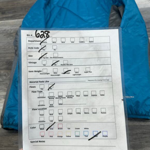 Rab Generator Blue Gray Womens S Full Zip Pertex Quantum Lined Quilted Gorpcore - Picture 8 of 11